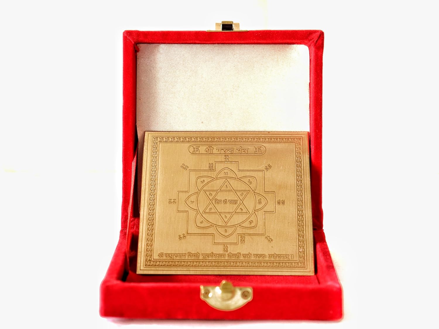 Copper Shri Garud Yantra - 4 Inch