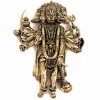 Brass Panchmukhi Hanuman for Door Entrance - 4 Inch