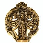 Brass Panchmukhi Hanuman for Door Entrance - 4 Inch