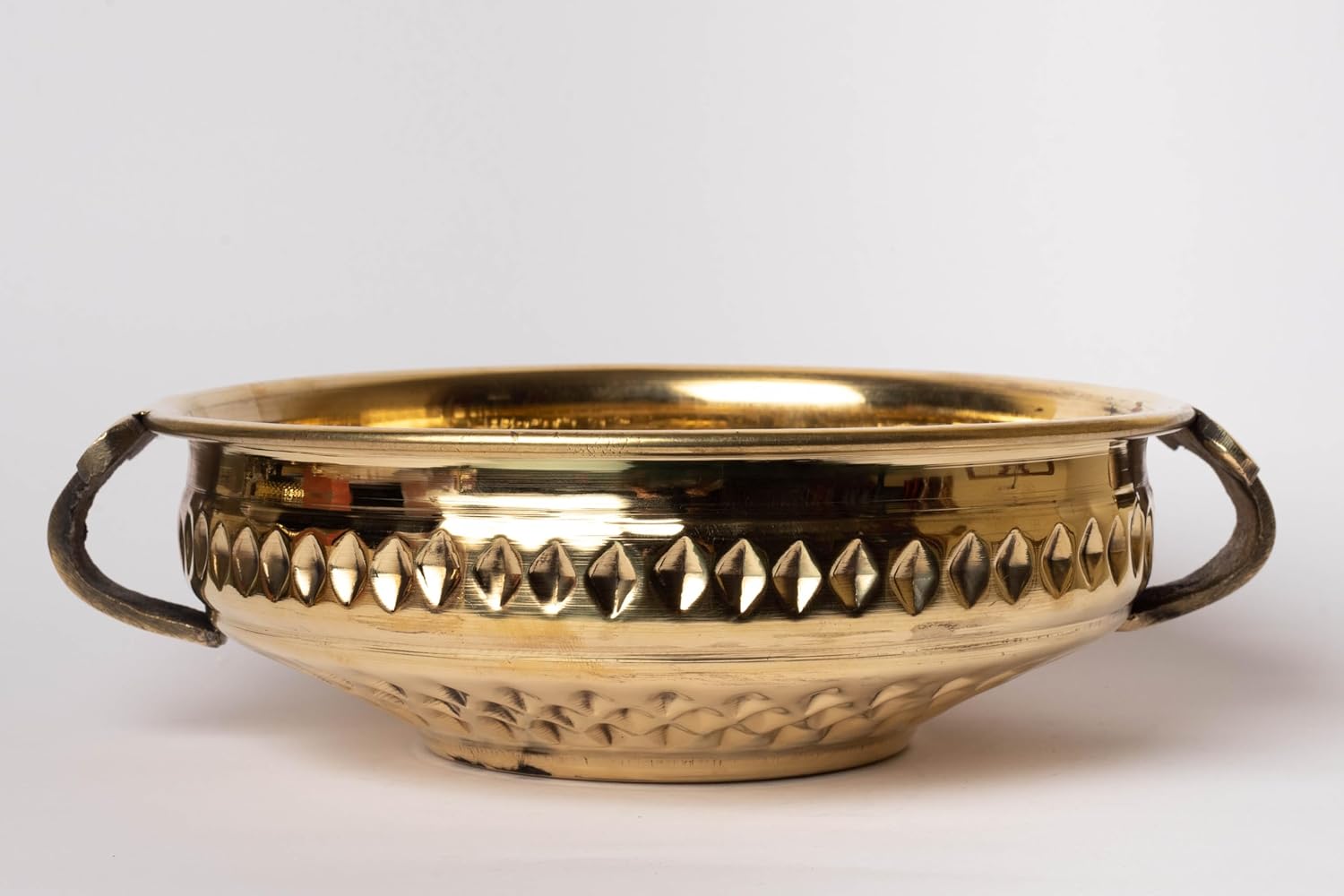 Brass Urli Bowl for Home Decor - 10 Inch