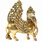 Brass Kamdhenu Cow with Wings - 3 Inch