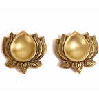 Brass Flower Diya - 2.5 Inch