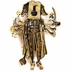 Brass Panchmukhi Hanuman for Door Entrance - 4 Inch
