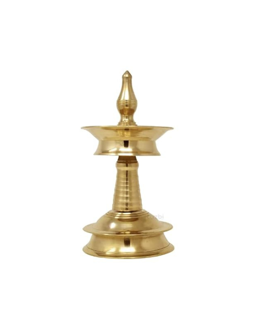 Brass Kerala Fancy Diya - 7 Inch