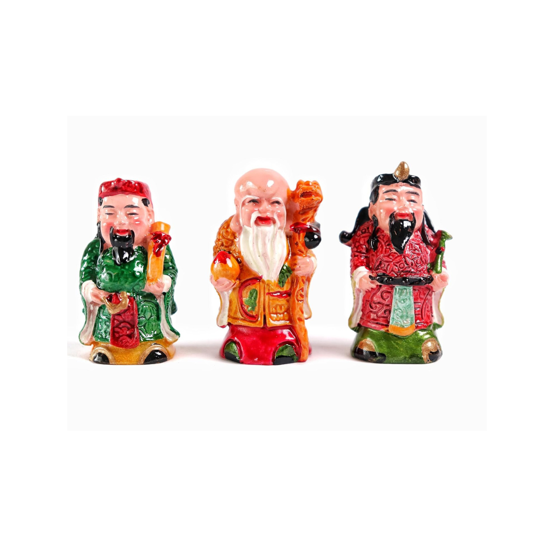 Colourful Resin Fuk LUK Sau - 2 Inch