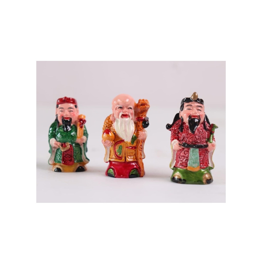 Colourful Resin Fuk LUK Sau - 2 Inch