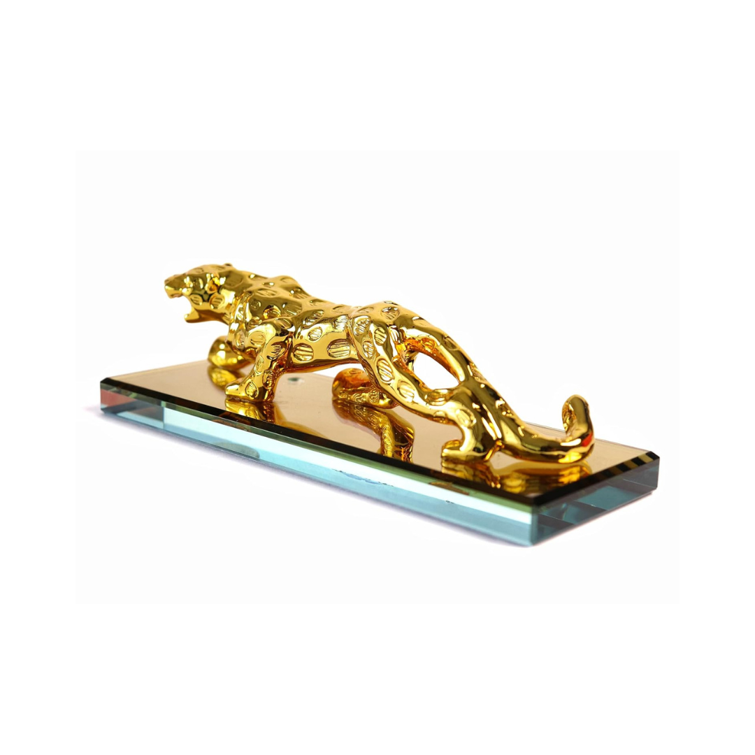 Leopard Panther Jaguar Showpiece - 8 Inch