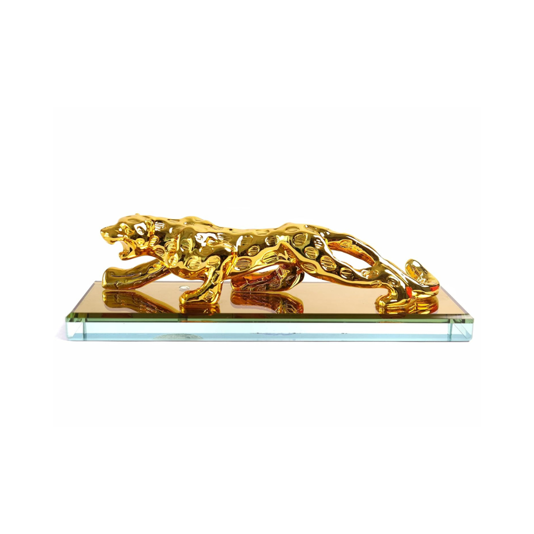 Leopard Panther Jaguar Showpiece - 8 Inch