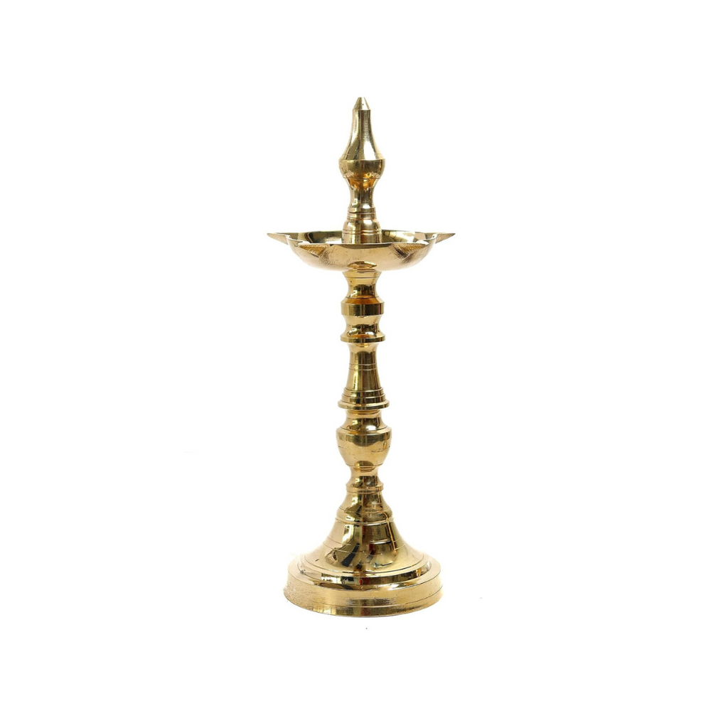 Pure Brass Diya - 9 inch