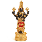 24 Carat Gold Coated Balaji Idol - 4.5 Inch