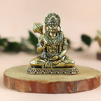 Brass Hanuman Murti | 2 Inch | Temple | Puja | Religious Gift | जय श्री राम | Lord Bajrangbali Statue | Office Desk |