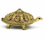 Small Brass Kachua for Good Luck | 2 Inch | वास्तु उपाय | Meenakari |