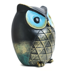 Premuim Black Owl Statue for Good Luck | 4.5 Inch | Figurine |