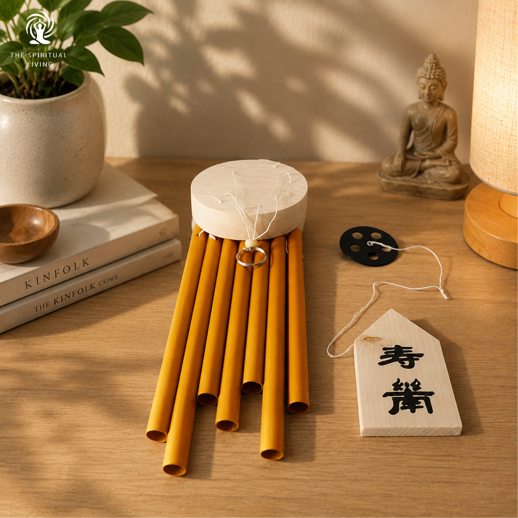 Metal Feng Shui Windchime with 7 Pipe Rods