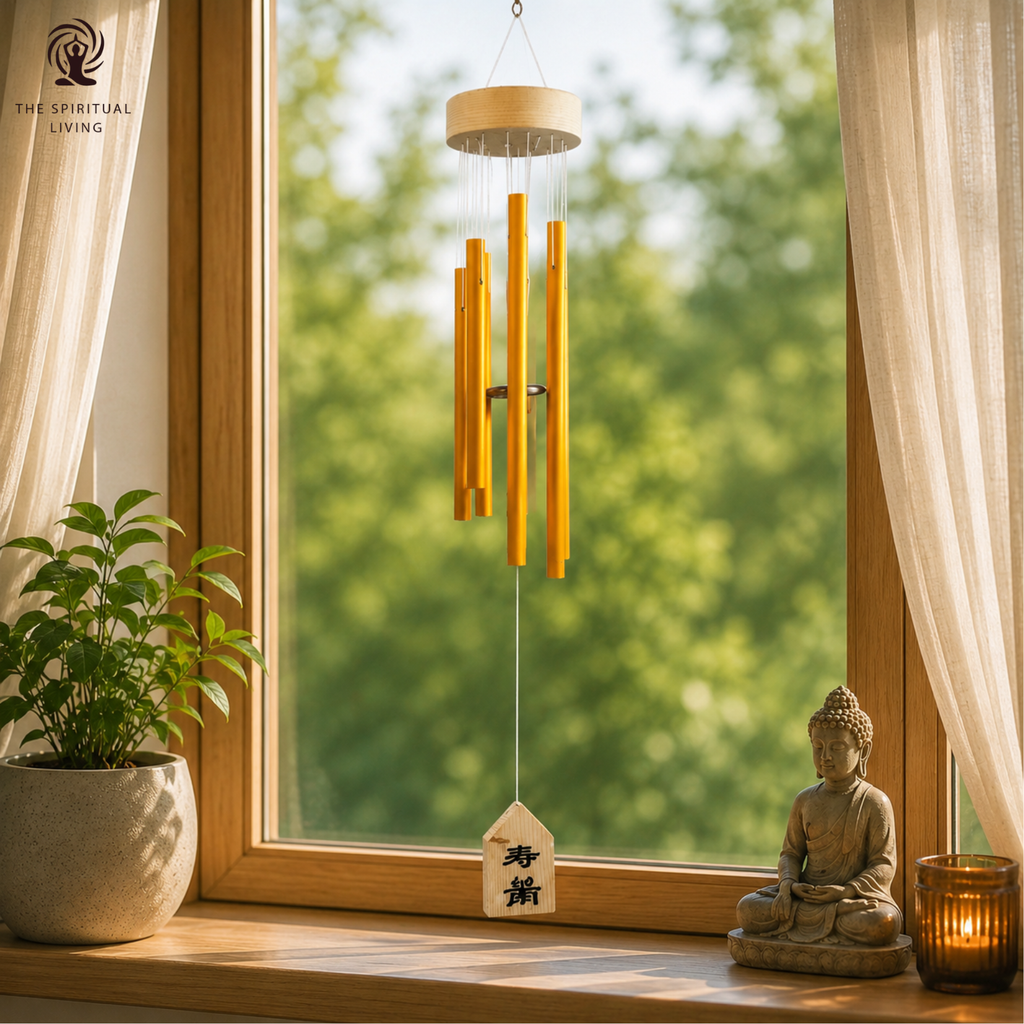 Metal Feng Shui Windchime with 7 Pipe Rods
