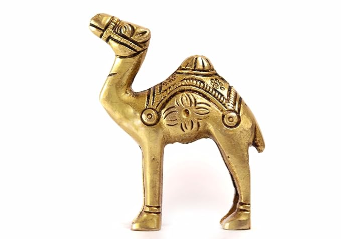 Fine Crafted Brass Camel