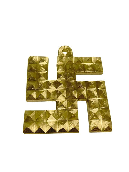 Swastik Pyramid Brass